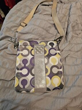 Vintage Y2K Pop Art Coach Crossbody